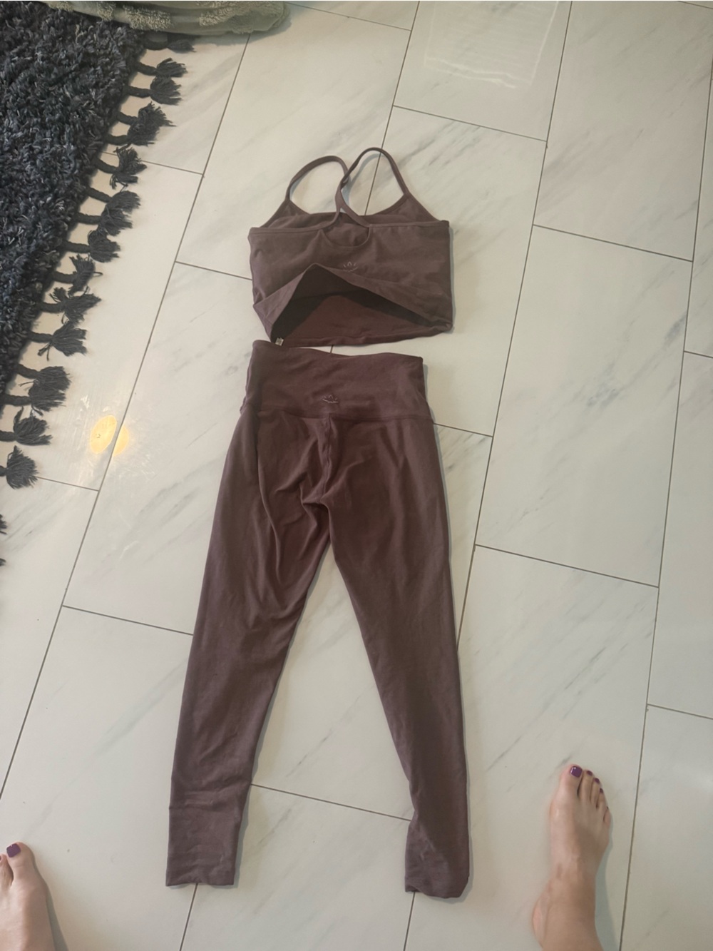 Beyond Yoga Truffle Heather Set - Picture 5 of 6